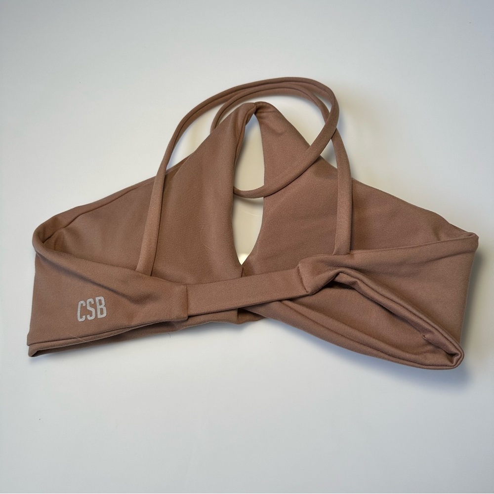Crop Shop Boutique Brown Two-Piece Active Set - Picture 2 of 4